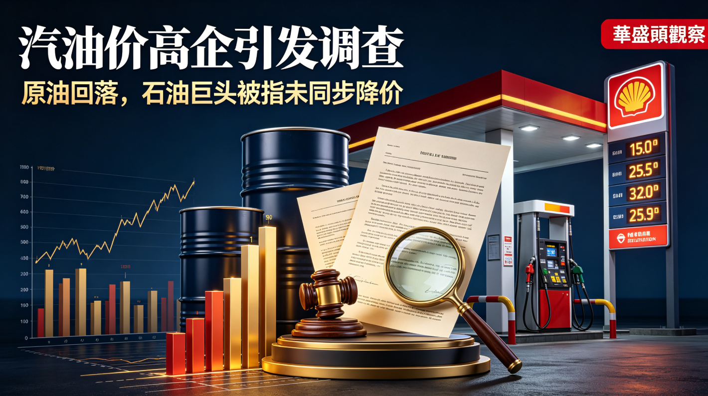 白宫剑指石油巨头：特朗普要求彻查汽油定价