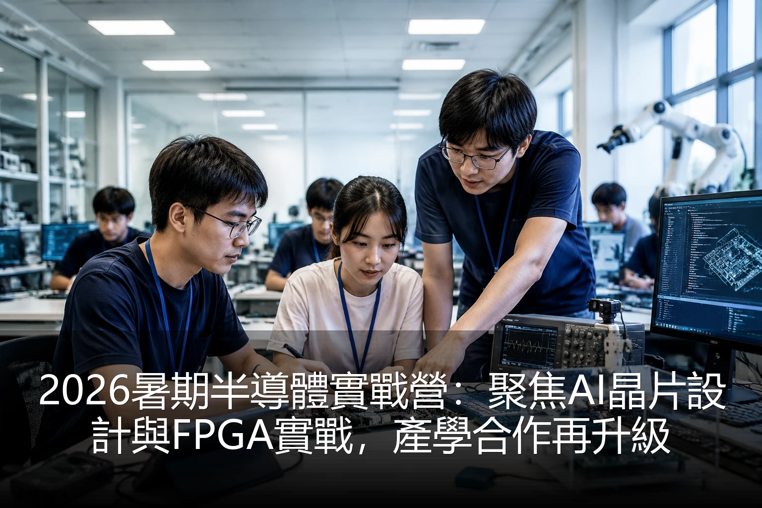 2026暑期半導體實戰營：聚焦AI晶片設計與FPGA實戰，產學合作再升級