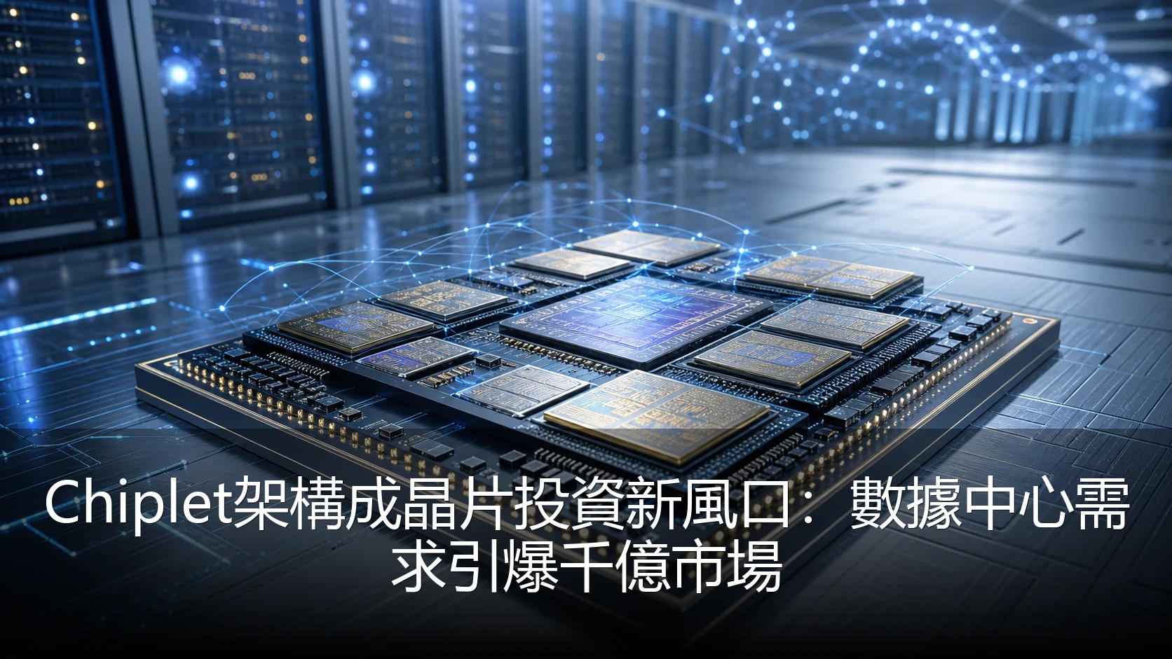 Chiplet架構成晶片投資新風口：數據中心需求引爆千億市場