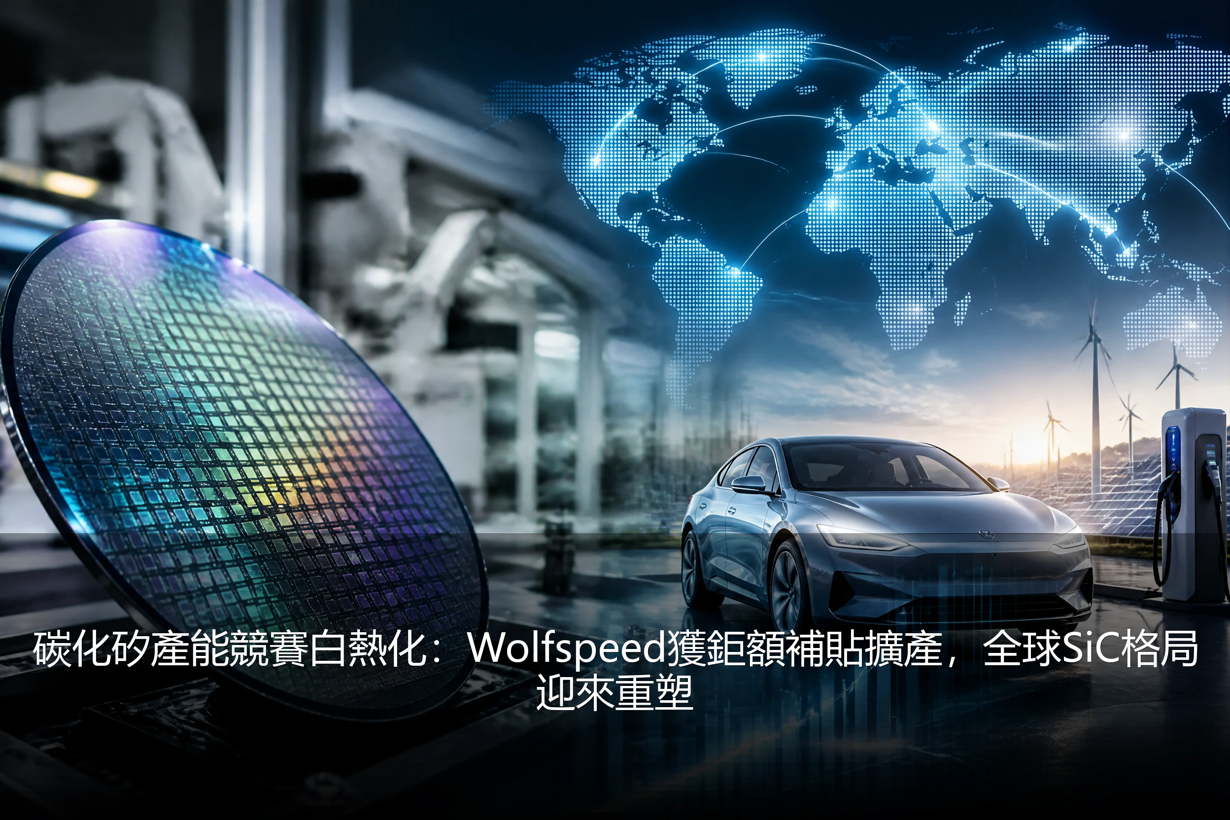 碳化矽產能競賽白熱化：Wolfspeed獲鉅額補貼擴產，全球SiC格局迎來重塑